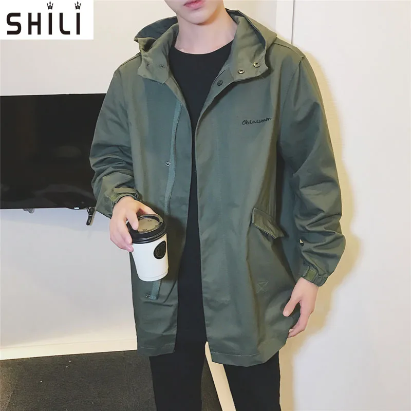 Новинка 2018 осенне-зимняя одежда мужские Брендовые куртки повседневное пальто