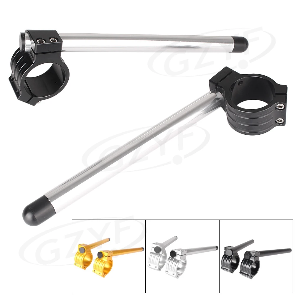 CNC Racer Clip Ons Clipon вилка руль рычаг алюминиевый 31 мм 33 35 36 37 39 41 43 45 48 50 51 52 55 мм|Ручки для