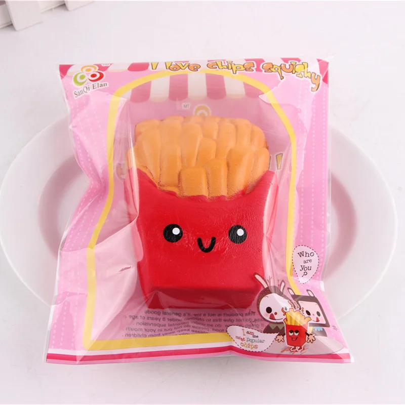 Squishies ароматизированные мягкие игрушки фри медленно восстанавливающие