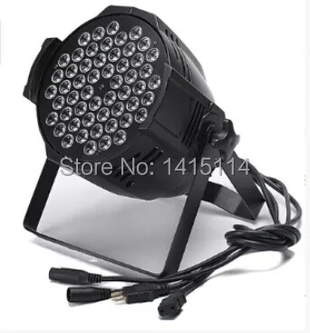 Дешевый светодиодный цветной светильник 54 шт. 3 Вт rgbw сценический для помещений