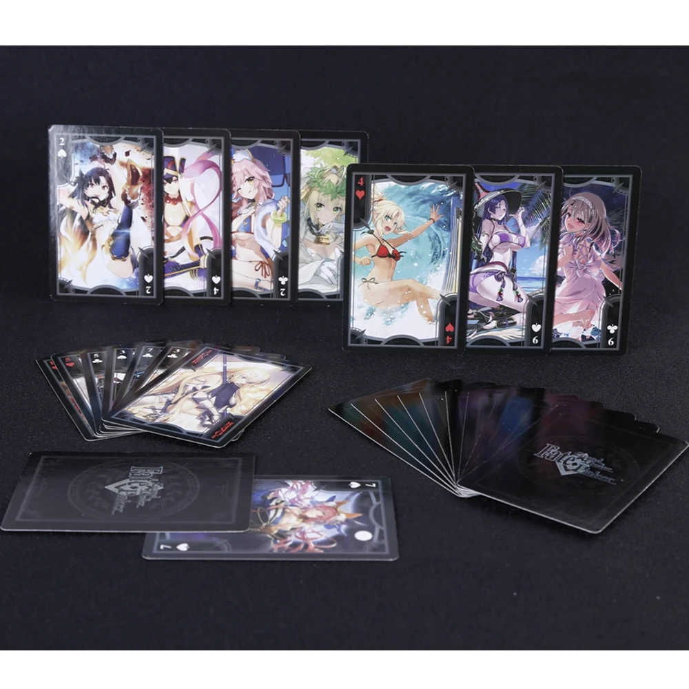 Настольные игры аниме JK FGO фишки для покера игральные карты Fate Grand Order 57x87 мм Saber |