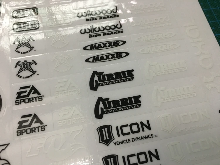 1/10 RC Crawler Decal для Axial wraith RR10 SCX10 TF2 Wrangler|Детали и аксессуары| |