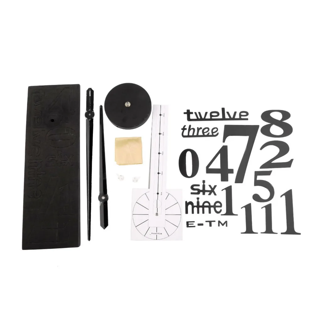 1 шт. украшение дома Большие зеркальные настенные часы современный дизайн 3D