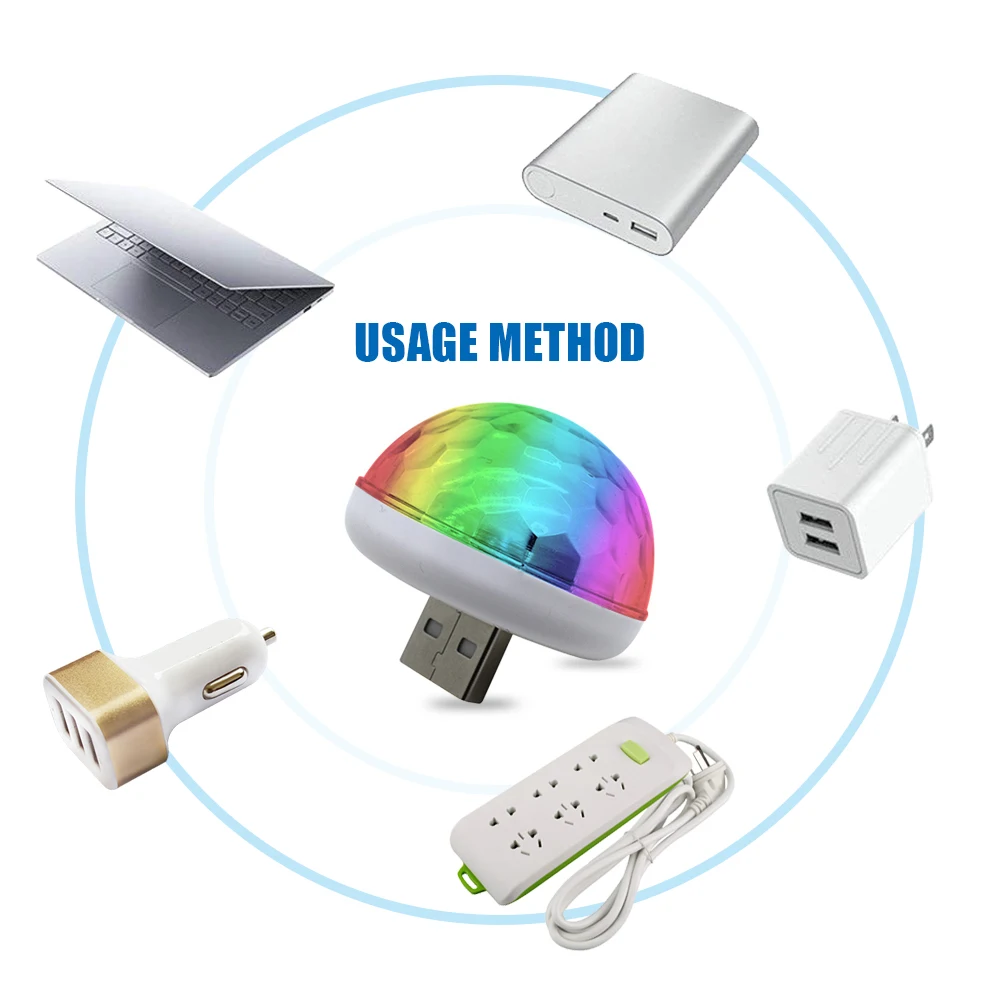 Мини USB СВЕТОДИОДНАЯ специальная сценическая лампа портативные шариковые лампы