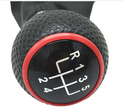 23mm 5/6 Speed Red Frame Gear Shift Knob Lever Shifter Gaiter Boot Fit For Volkswagen VW Golf 4 IV MK4 GTI Bora Jetta 1999-2000 |