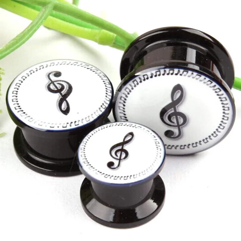 2 шт. удобные музыкальные нотки в форме логотипа акриловые затычки для ушей