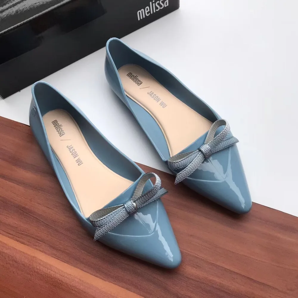 Новинка года; Melissa; женские босоножки с бантом; летние женские сандалии; Melissa; женская обувь; нескользящие женские прозрачные сандалии; дышащие