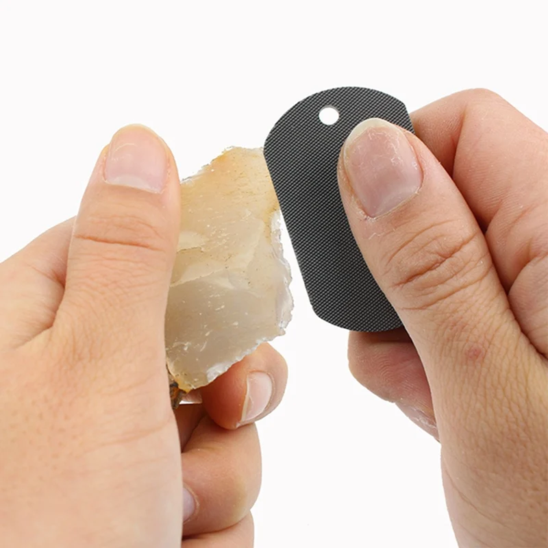 Новинка углеродистая сталь огненный нападающий кремень каменная ткань