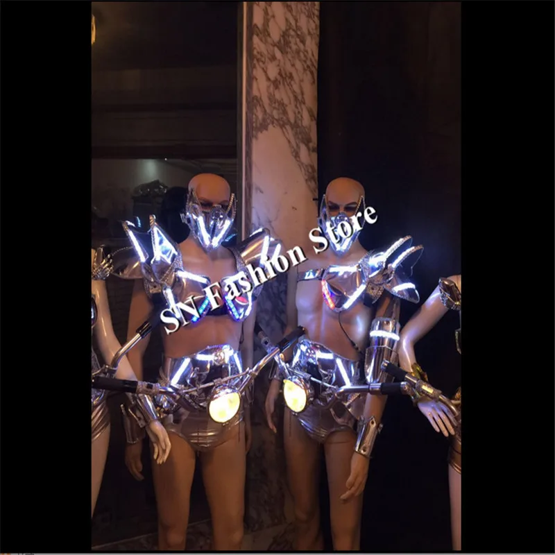 AS89 светодиодный Светлый бальный костюм для женщин/бюстгальтер сценические