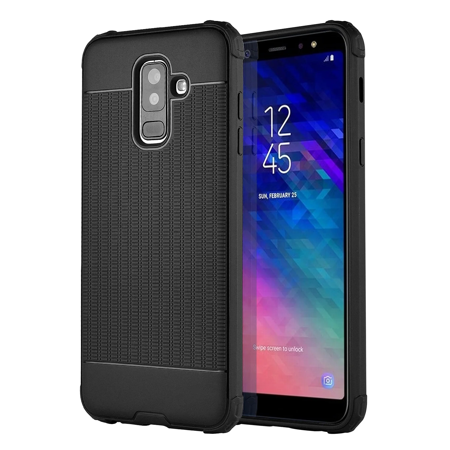 Новый двойной противоударный ТПУ защитный чехол для samsung Galaxy S7 S8 S9 Plus A6 A8 J3 J7 J8 2018