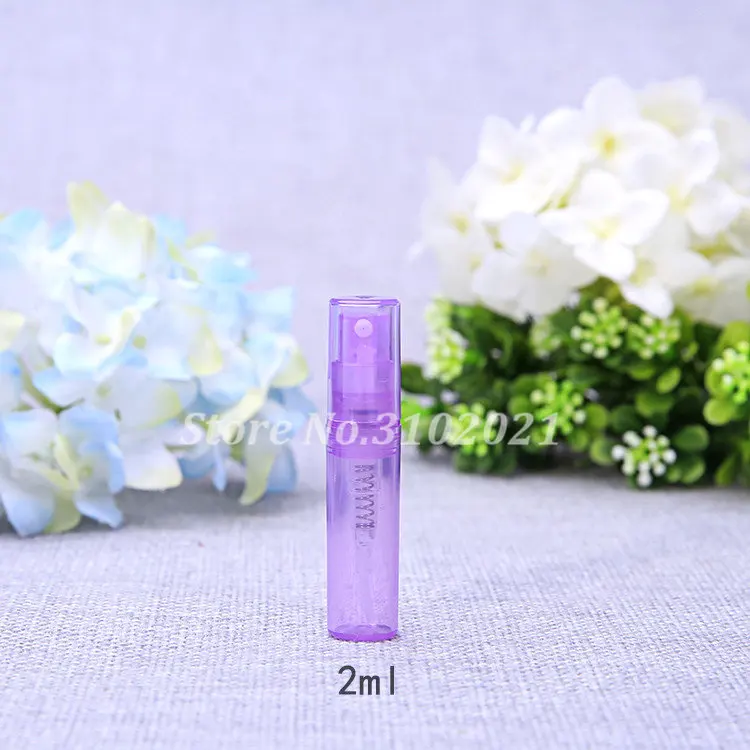 Флаконы-распылители пластиковые 2 мл 10 шт. косметическая бутылка с распылителем |