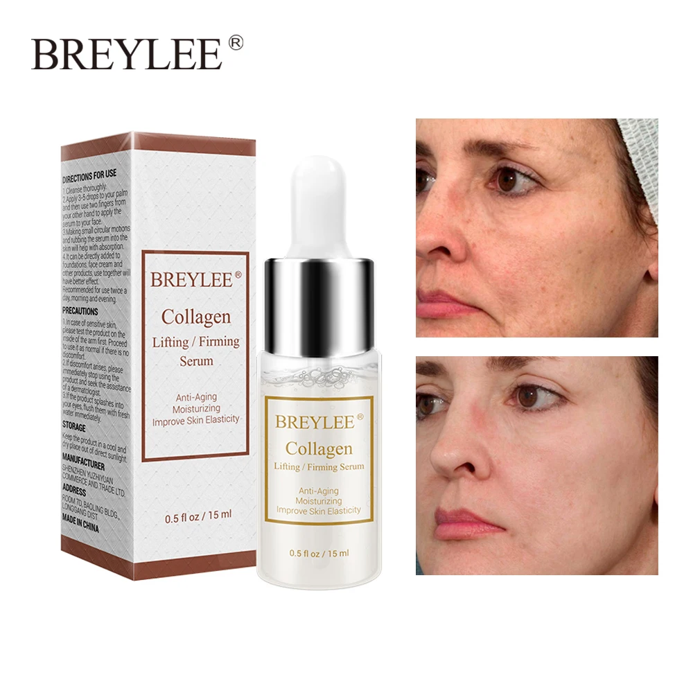 BREYLEE 2 шт. уход за кожей улиточная сыворотка + коллагеновая ремонт лифтинг