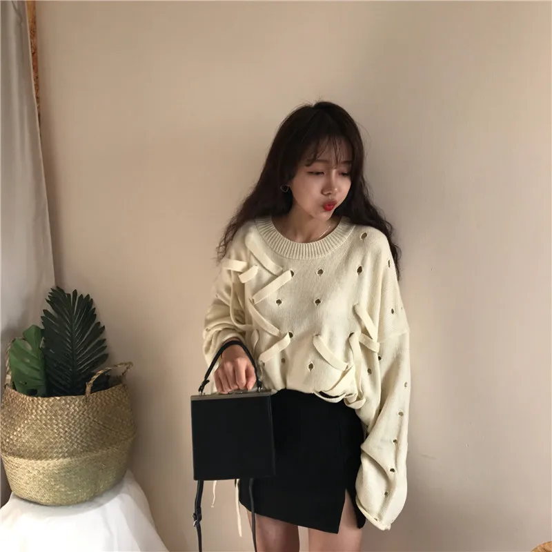 Рождественский джемпер кардиган женские свитера с длинным рукавом в Корейском