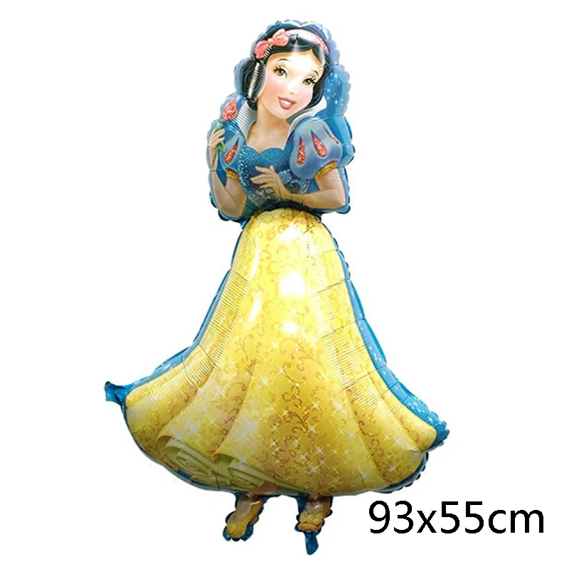 Princess4 GIHOO 114 см Микки Минни фольгированные воздушные шары мультфильм с днем рождения украшения Детские игрушки большой красный бант детский душ - Цвет: Princess4