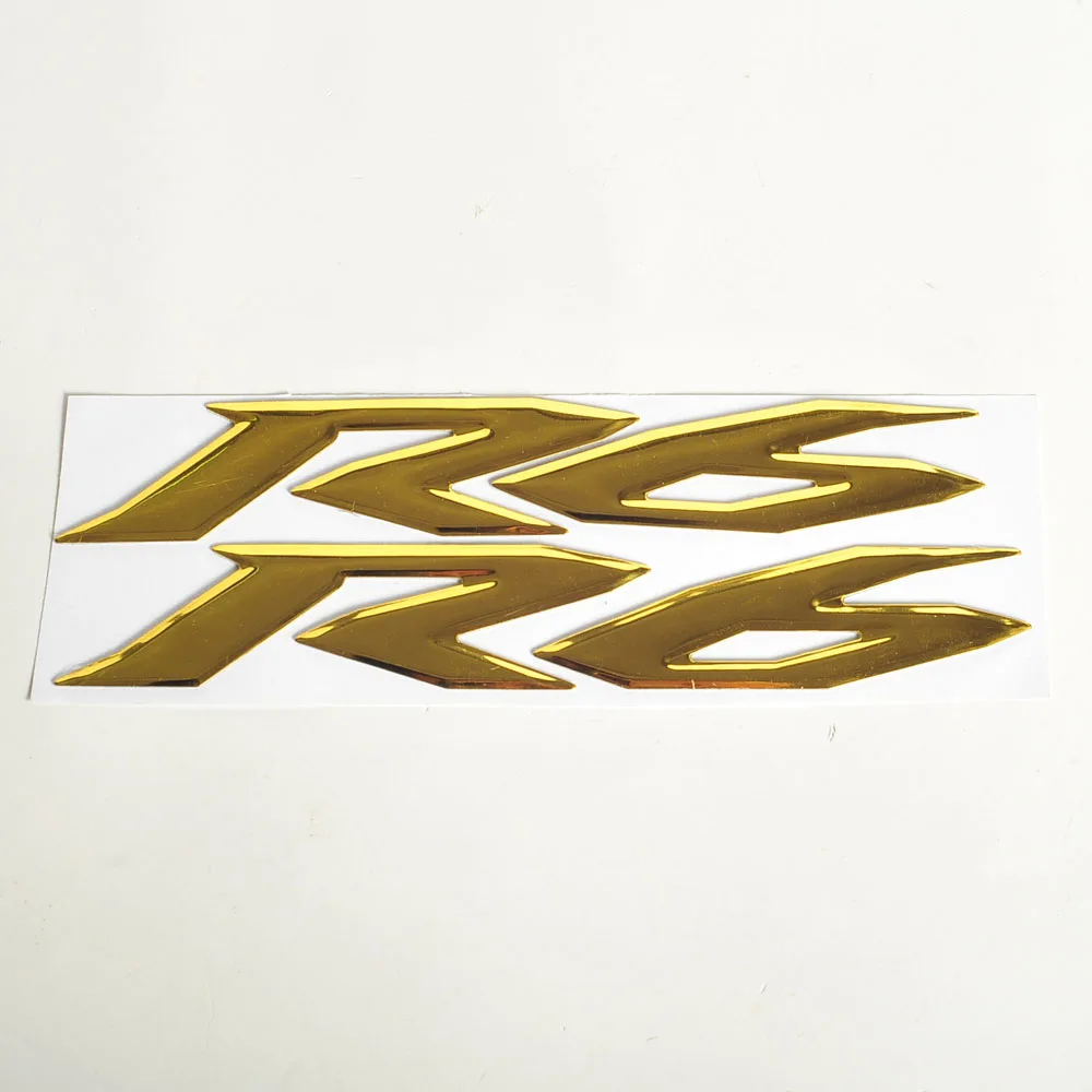 

Motorcycle Sticker 3D R6 case for YAMAHA YZF600 R6 1998-2014 LOGO Badge 99 00 01 02 03 04 05 06 07 08 09 10 11 12 13