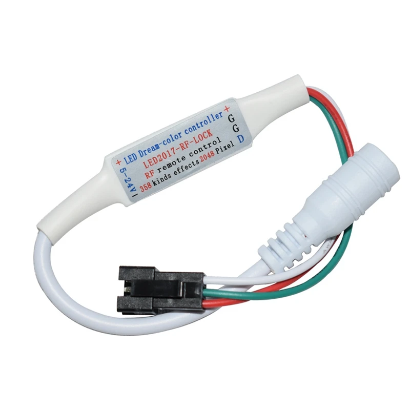 DC5V-24V светодиодный мечта-Цвет контроллер 14 ключ RF пульт дистанционного управления 358 виды изменений эффекты реверберации для WS2811 WS2812B Светодиодные ленты света