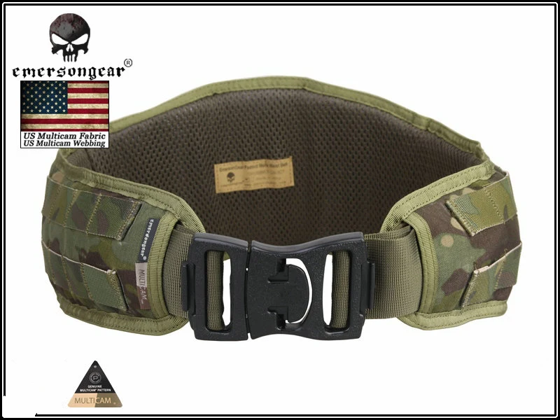 Новинка года EmersonGear MCTP MCBK мужской армейский военный тактический ремень камуфляж MOLLE мягкий поясной ремень мужские страйкбольные Боевые Ремни мужские - Цвет: MCTP