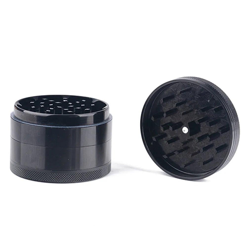 

4-layer Aluminum Herbal Herb Tobacco Grinder Smoke Grinders Smoke Metal Crusher Smoking Pipe Accessories Gold Smoke Cutter