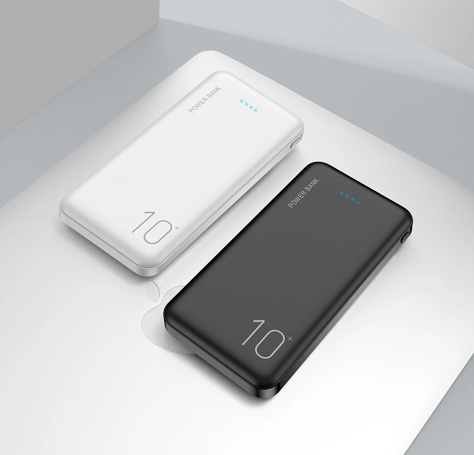 RAXFLY 10000 мАч портативное ультра тонкое зарядное устройство с двумя usb-портами для Xiaomi iPhone samsung Внешний аккумулятор повербанк