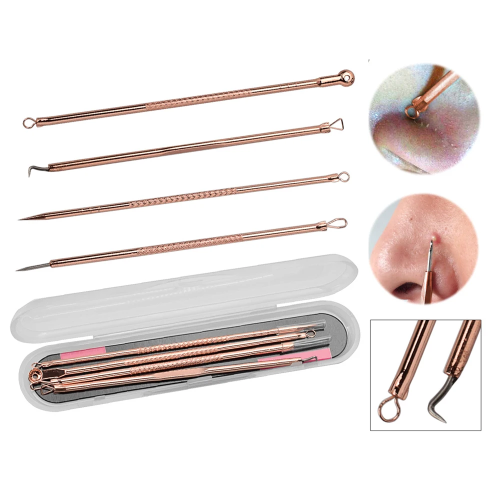 4 шт. набор инструментов для удаления чёрных точек и черных | Красота здоровье
