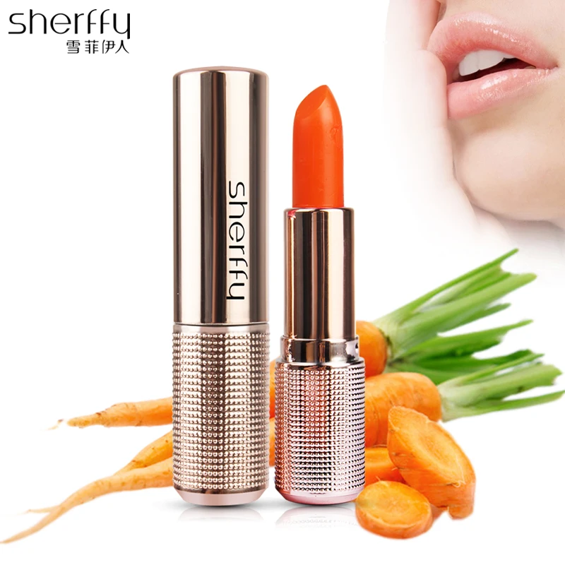 

Nude Lipstick Lip Moisturizer Temperature Change Color Lip Balm Lipgloss Candy Lips Carotine Carotene Water Light Star Makeup