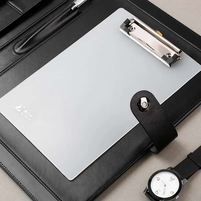 A4 папка с отделениями для документов органайзер чемодана бизнес зажим