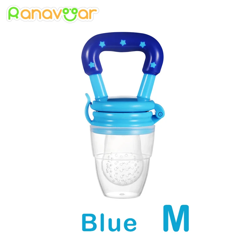 blue M Детская соска для свежего питания, соска для молока, бутылочки для кормления - Цвет: blue M