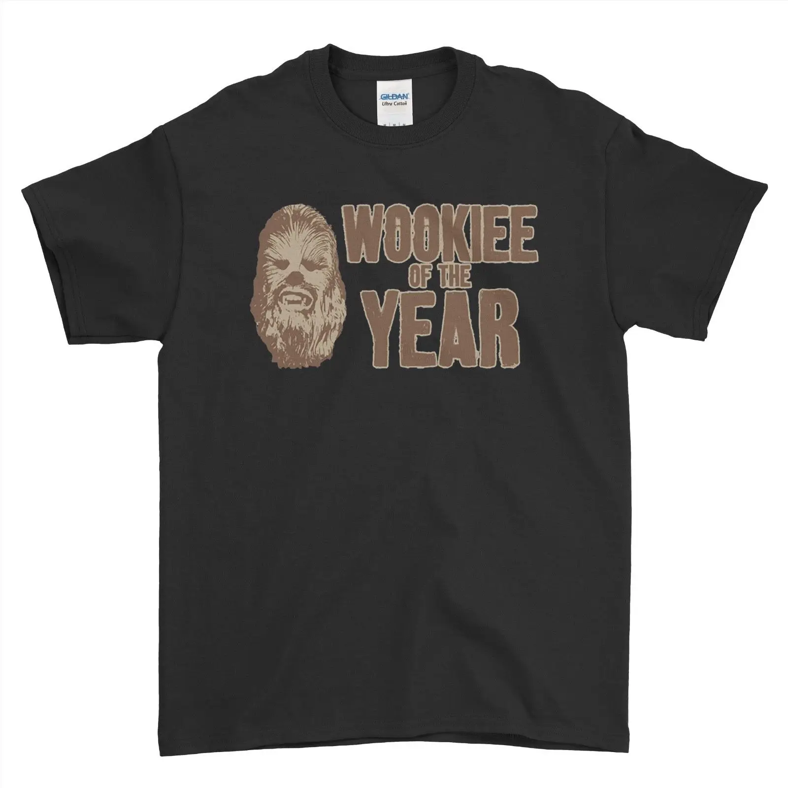 Wookiee Of The Year Chewbacca Звездные войны R2D2 Мужская футболка для мальчиков топ бесплатная