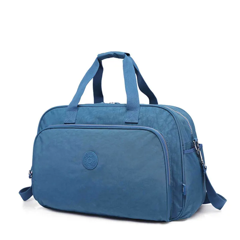 Light Blue TEGAOTE новая складная дорожная сумка, нейлоновые дорожные сумки, ручная сумка для мужчин и женщин, модные дорожные сумки для путешествий, большие сумки - Цвет: Light Blue