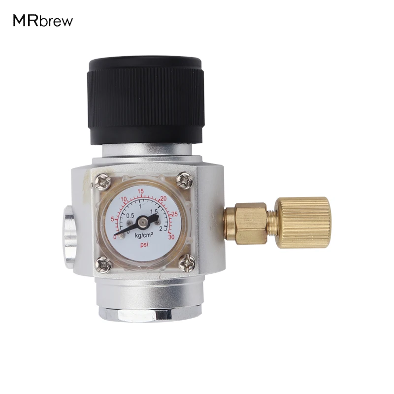 Homebrew CO2 мини газовый регулятор 0-30PSI бочонок зарядное устройство с 3/" резьбой для пива бочонок пивоварения