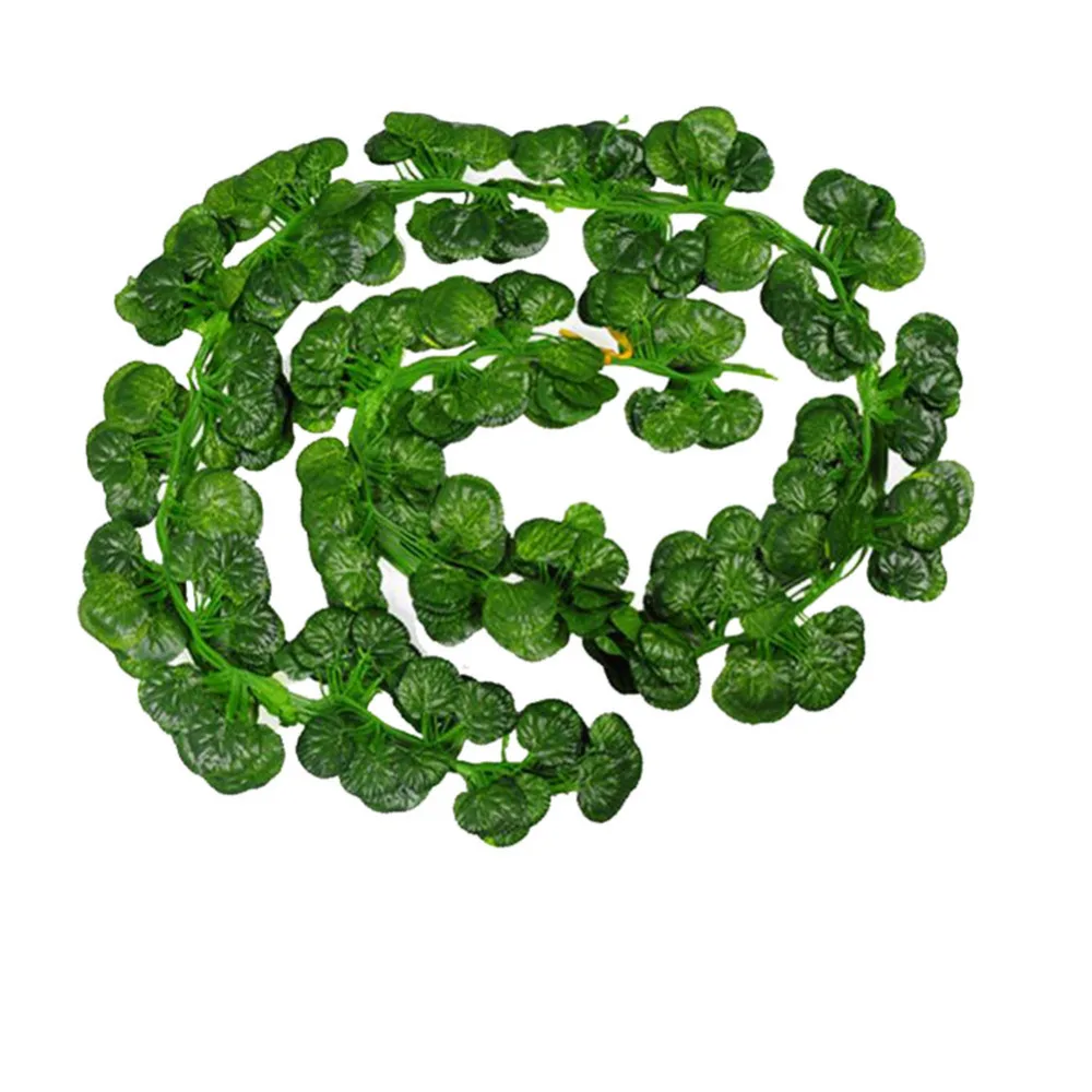 84 футов 12 штук Искусственные цветы поддельные Висячие листья растения гирлянда