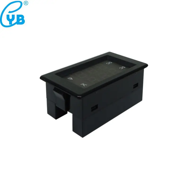 DC 0 ~ 600V Ток Холла напряжения двухметровый 50A Ампер Вольт панельный измеритель