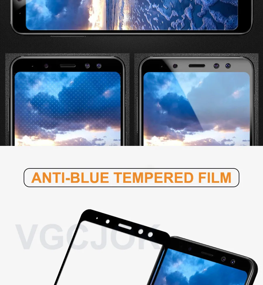 Полное Защитное стекло для samsung Galaxy A3 A5 A7 A5 A7 A6 A8 Plus закаленное защитное стекло для экрана