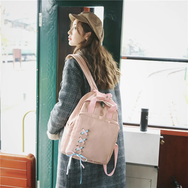 DINCAR для женщин студентов большой рюкзак Mochila Feminina кружево путешествия рюкзаки