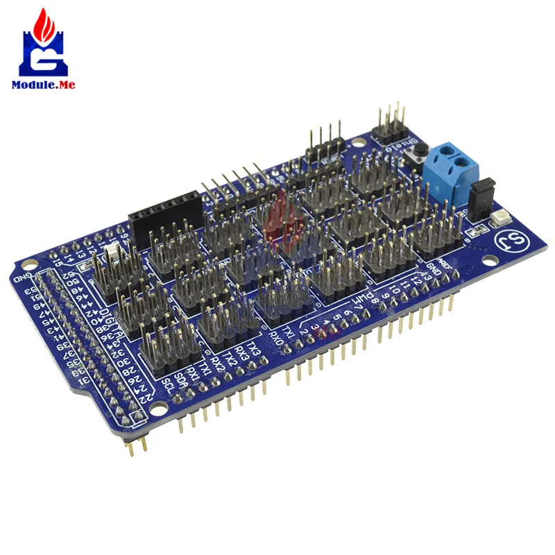 Датчик Mega Shield V2.0 V2 для Arduino ATMEGA 2560 R3 1280 ATmega8U2 ATMEL AVR|atmel avr|arduino sensor shieldshield for arduino |