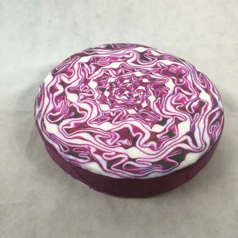 3D сублимационная печать подушка в виде фрукта с губкой вставка забавная Подушка