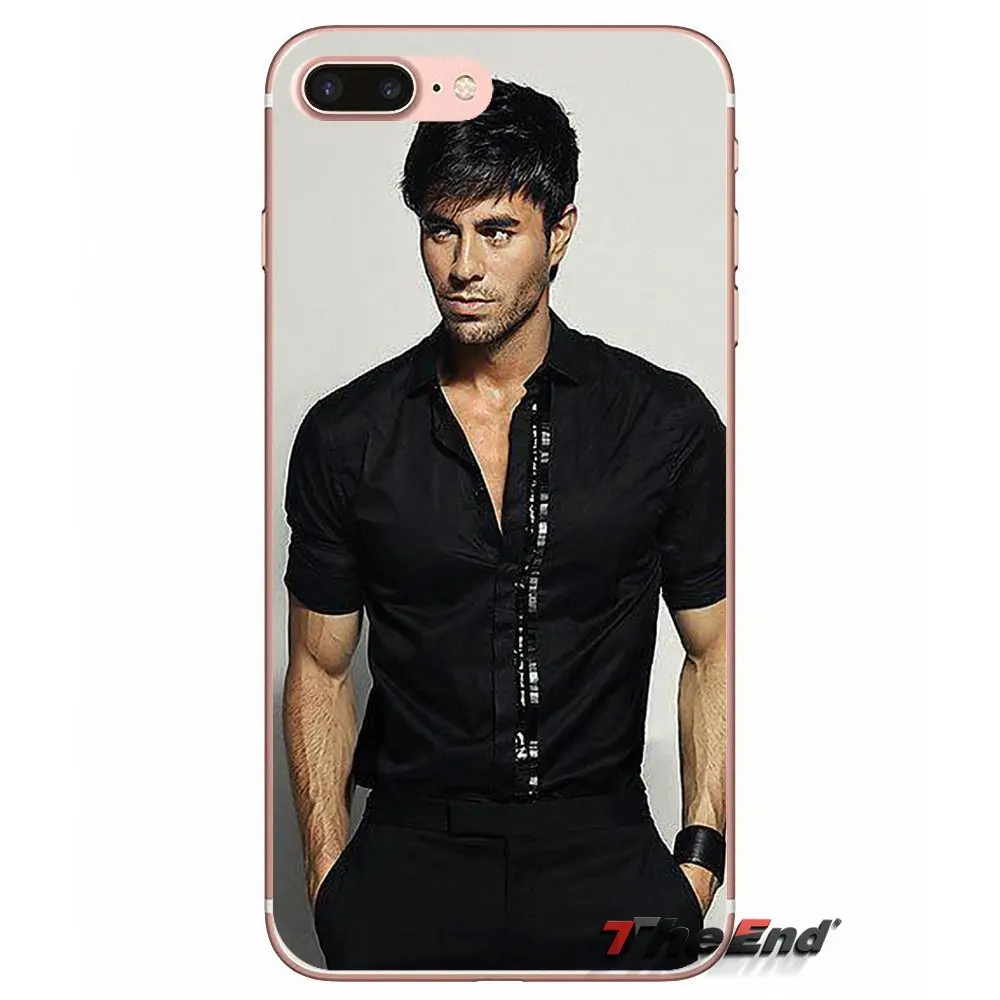 Чехлы из ТПУ Singer Enrique Iglesias Pop star для iPhone X 4 4S 5 5S 5C SE 6 6S 7 8 Plus Samsung Galaxy J1 J3 J5 J7 A3 A5 2016