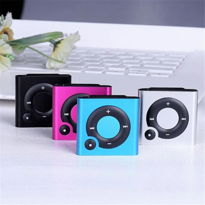 Новый металлический зеркальный портативный mp3 плеер мини с клипсой