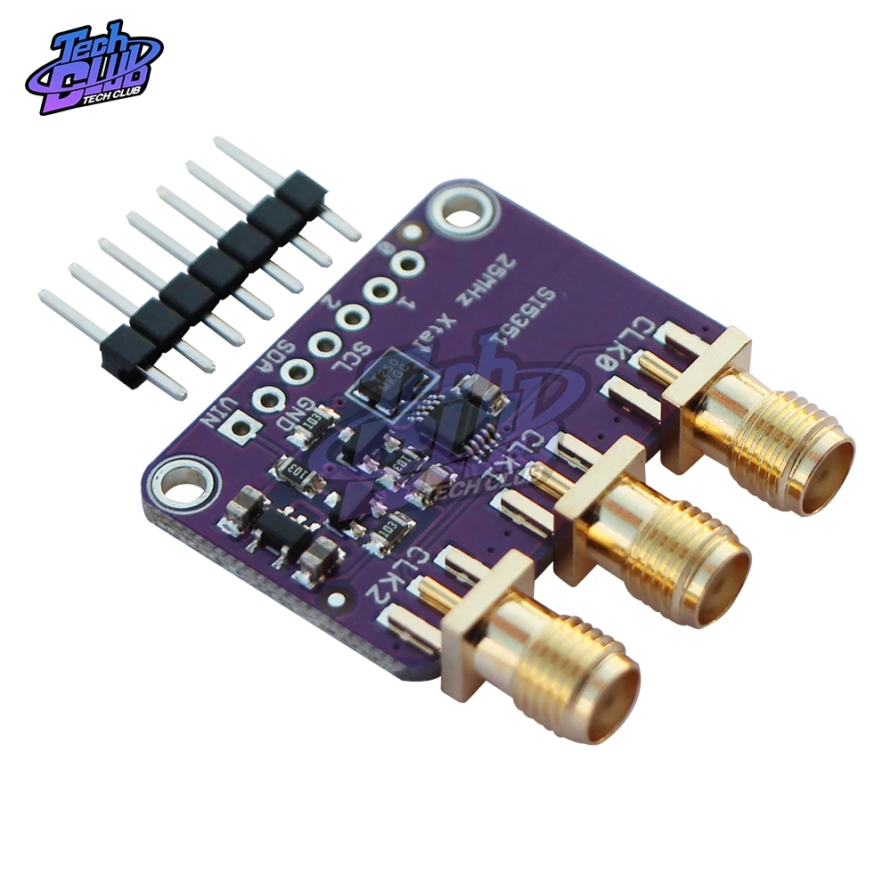 8KHz-160MHz CJMCU-5351 Si5351A Si5351 I2C Clock Generator Breakout Board Module Signal for Arduino DC 3V-5V | Инструменты