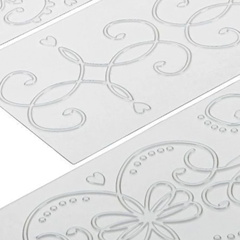 4 шт. клетчатая ротанговая форма для торта прозрачная пластиковая текстура