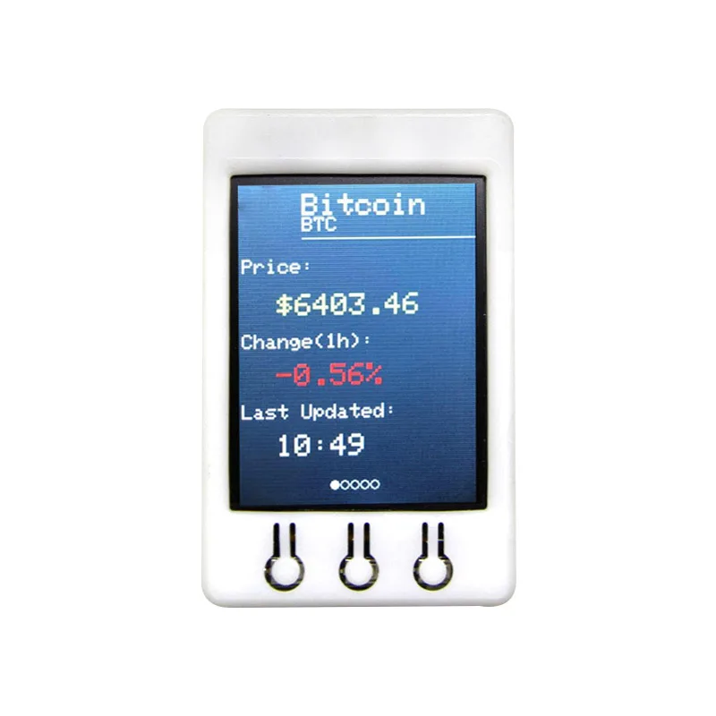 TTGO T Watcher BTC тикер ESP32 2 дюймов 320X240 TFT дисплей модуль для биткоина WIF66|Беспроводные