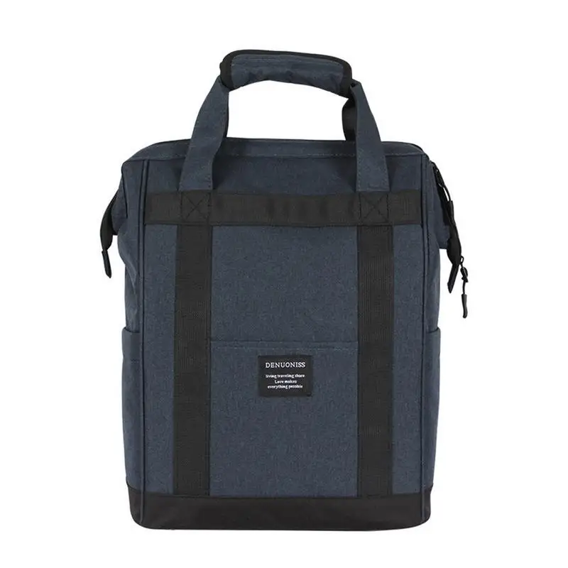 Dark Blue Открытый Кемпинг Теплоизоляционный охлаждающий пакет мешок КИТ Ласточка открытие пикника Полный водонепроницаемый большой емкости Оксфорд большая сумка-холодильник термо - Цвет: Dark Blue