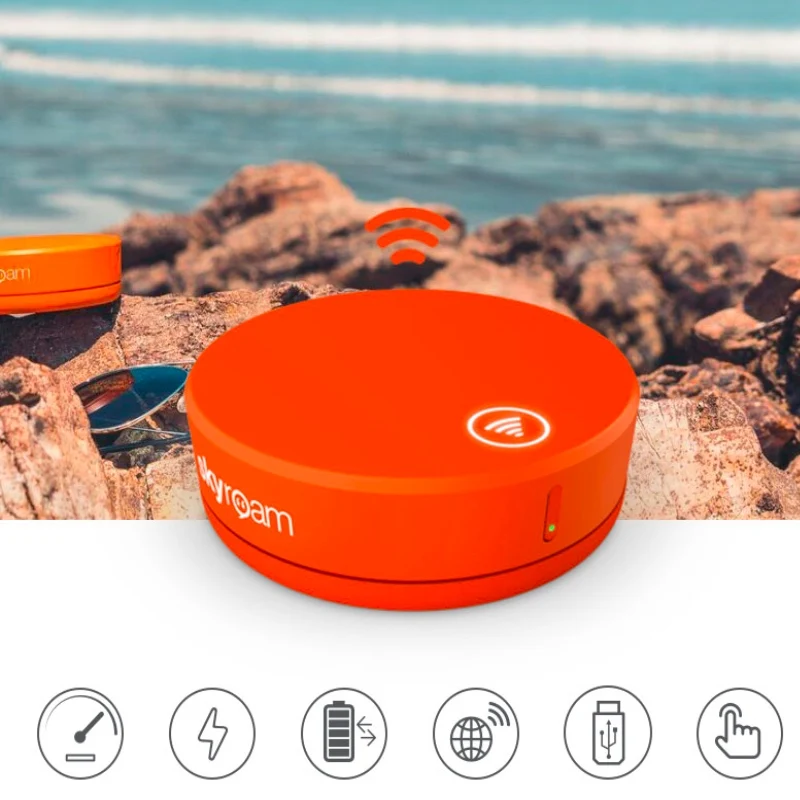 Беспроводной роутер Mifi с большой батареей capcity 4G Бесплатная роуминг по всему миру