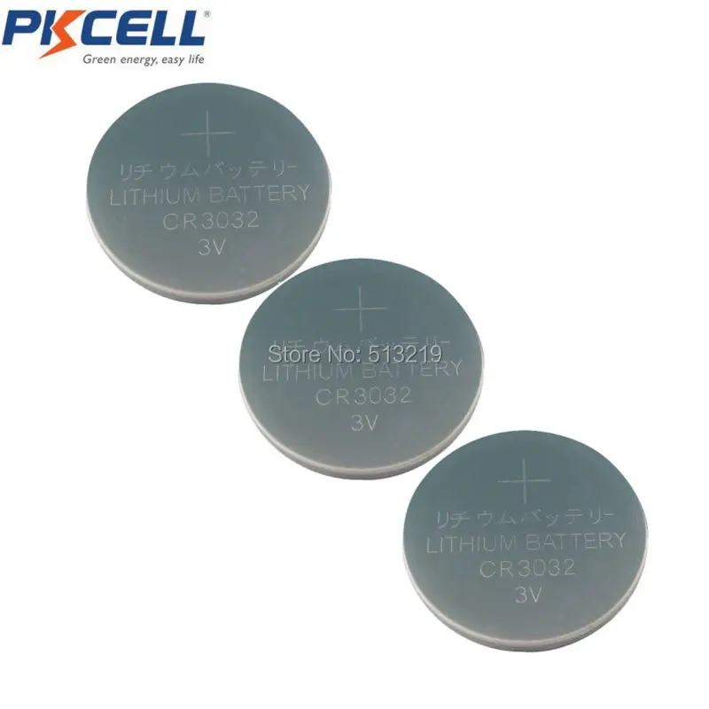 3 X PKCELL В CR3032 литиевых Батарея BR3032 DL3032 кнопку батарейки|button cell battery manufacturers|cell button