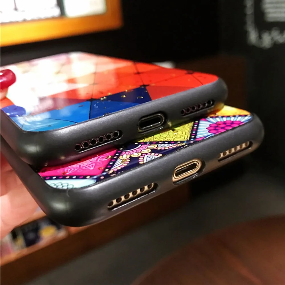 KISSCASE разноцветный клетчатый чехол для телефона iPhone 7 8 Plus Роскошный XS Max XR X 6 6S Fundas |