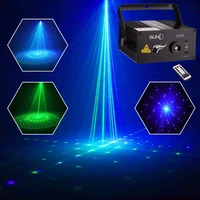 suny 9 gb patterns laser light blue led stage light sound activated gobo projector show for club bar dj disco home partyz09gb