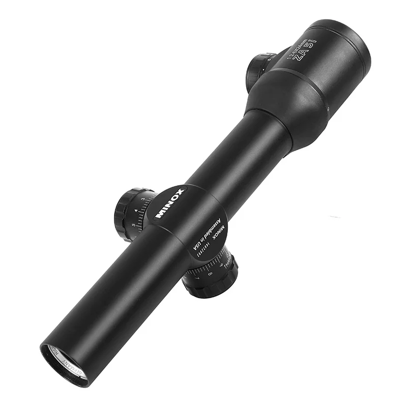 MINOX HD 1.2-6X24IR Compact Tactical Scope Lockable Turrets Long Eye Relief Hunting Riflescope Glass Etched Illuminated Reticle | Спорт и