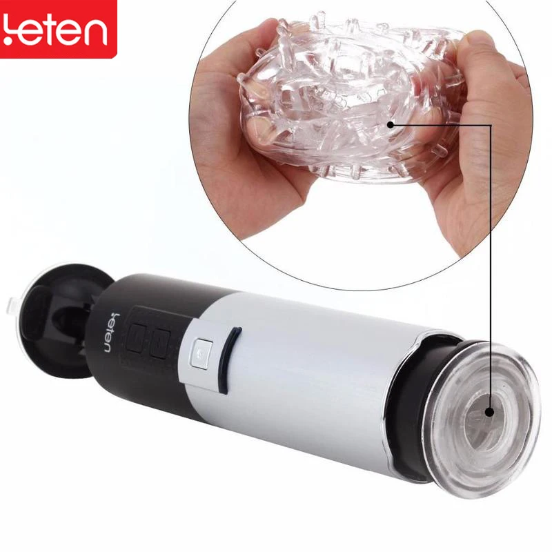 Leten Кубок самолета X9 поршень Hands Free 10 Функция Выдвижной USB перезаряжаемые Мужской
