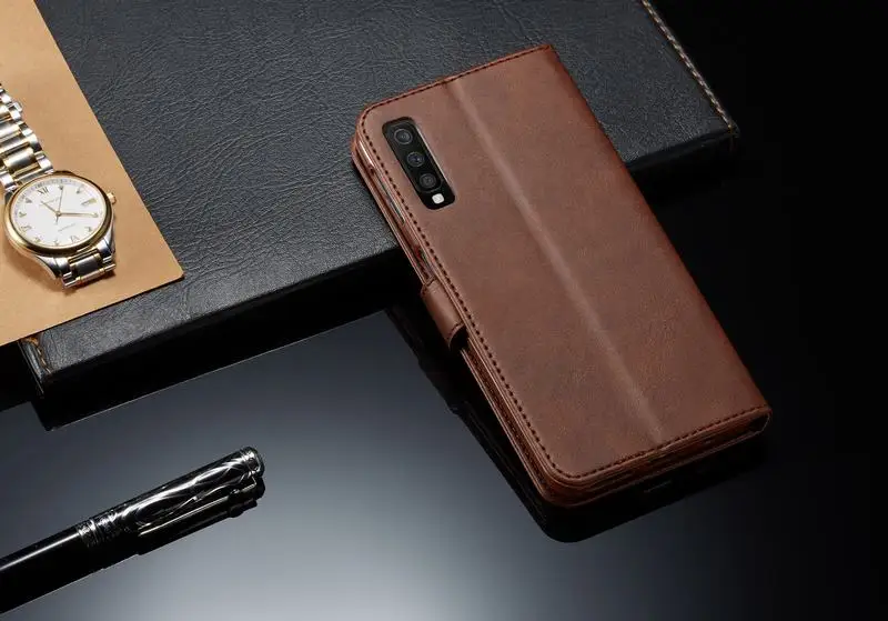 Чехол для телефона для samsung Galaxy A30, чехол для samsung A30 A 30, кожаный чехол-книжка, Ретро стиль, простые отделения для карт, Fundas