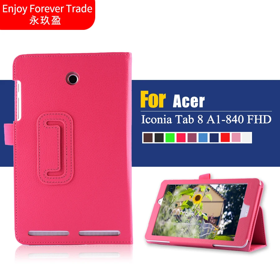 Чехол для Acer Iconia Tab 8 A1-840 FHD GARUNK Твердый защитный чехол-подставка из кожи с откидной